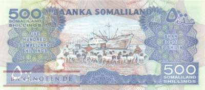 Somaliland - 500  Shillings (#006i_UNC)