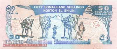 Somaliland - 50  Shillings (#017a_UNC)