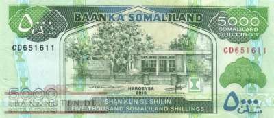 Somaliland - 5.000  Shillings (#021d_UNC)