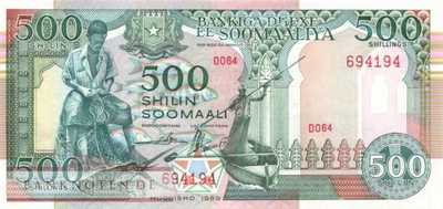 Somalia - 500  Shilin (#036a-U2_UNC)