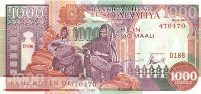 Somalia - 1.000  Shilin (#037bD_UNC)