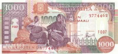 Somalia - 1.000  Shilin (#037bF_UNC)