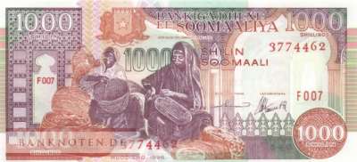 Somalia - 1.000  Shilin (#037bF_UNC)