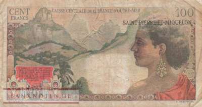 St. Pierre & Miquelon - 2  Nouveaux Francs (#032_VG)