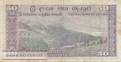Sri Lanka - 50  Rupees (#081_F)
