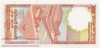 Sri Lanka - 100  Rupees (#095a_XF)