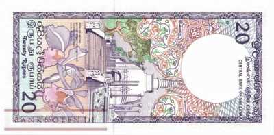 Sri Lanka - 20  Rupees (#097a_UNC)