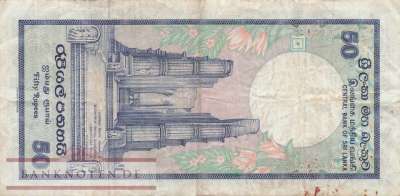 Sri Lanka - 50  Rupees (#098b_F)