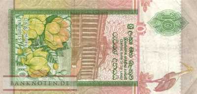 Sri Lanka - 10  Rupees (#102c_VF)