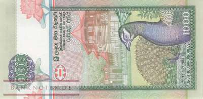 Sri Lanka - 1.000  Rupees (#107b_UNC)