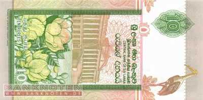 Sri Lanka - 10  Rupees (#108d_UNC)