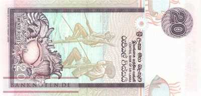 Sri Lanka - 20  Rupees (#109d_UNC)