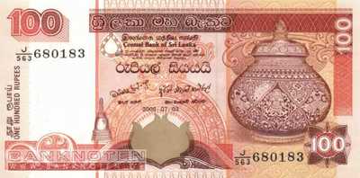 Sri Lanka - 100  Rupees (#111e_UNC)
