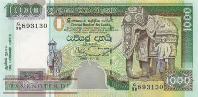 Sri Lanka - 1.000  Rupees (#113_UNC)