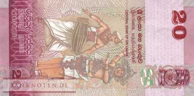 Sri Lanka - 20  Rupees (#123c_UNC)