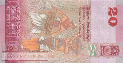 Sri Lanka - 20  Rupees (#123i_UNC)