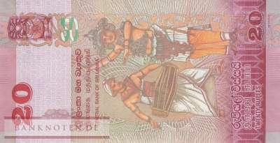 Sri Lanka - 20  Rupees (#123j_UNC)
