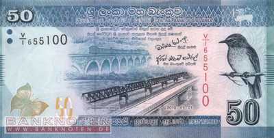 Sri Lanka - 50  Rupees (#124a_UNC)
