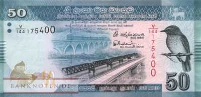 Sri Lanka - 50  Rupees (#124c_UNC)