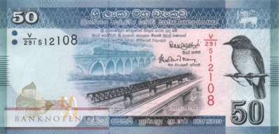 Sri Lanka - 50  Rupees (#124e_UNC)