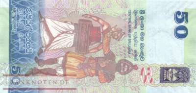 Sri Lanka - 50  Rupees (#124g_UNC)