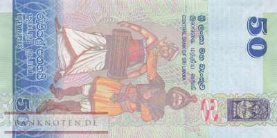 Sri Lanka - 50  Rupees (#124i_UNC)