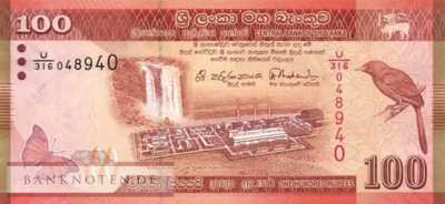 Sri Lanka - 100  Rupees (#125d_UNC)