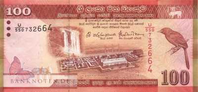 Sri Lanka - 100  Rupees (#125e_UNC)