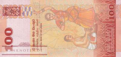 Sri Lanka - 100  Rupees (#125j_UNC)