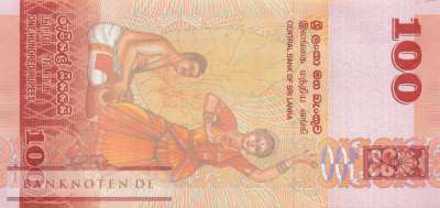 Sri Lanka - 100  Rupees (#125l_UNC)