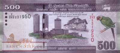 Sri Lanka - 500  Rupees (#126e_UNC)