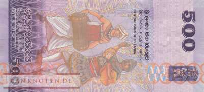 Sri Lanka - 500  Rupees (#126i_UNC)