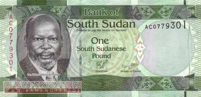 South Sudan - 1  Pound (#005_UNC)