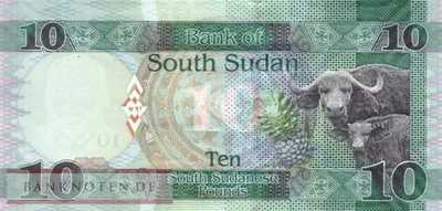 South Sudan - 10  Pounds (#012b_UNC)