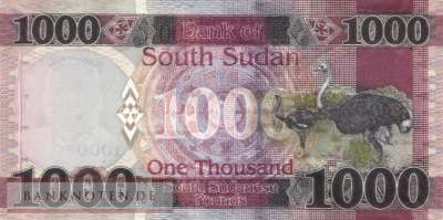 Südsudan - 1.000  Pounds (#017a_UNC)