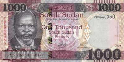 Südsudan - 1.000  Pounds (#017d_UNC)