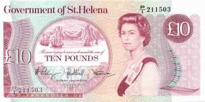 St.Helena - 10  Pounds (#008b_UNC)