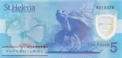 St. Helena - 5  Pounds (#014_UNC)