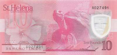 St. Helena - 10  Pounds (#015_UNC)