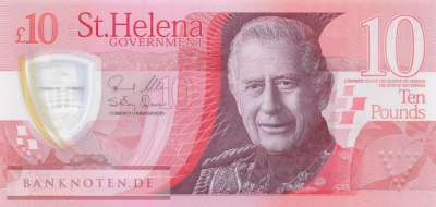 St. Helena - 10  Pounds (#015_UNC)