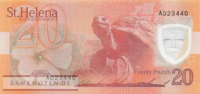 St. Helena - 20  Pounds (#016_UNC)