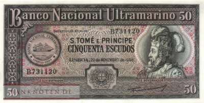 St. Thomas & Prince - 50  Escudos (#037a-1_UNC)