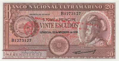 St. Thomas & Prince - 20  Escudos (#044a-2_UNC)