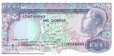 St. Thomas & Prince - 1.000  Dobras (#062_UNC)