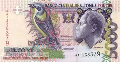 St. Thomas & Prince - 5.000  Dobras (#065a_UNC)