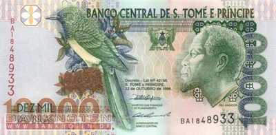 Sao Tome & Principe - 10.000  Dobras (#066b_UNC)
