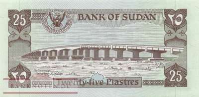 Sudan - 25  Piastres (#016_AU)