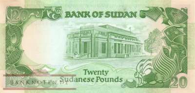 Sudan - 20  Pounds (#042b_UNC)