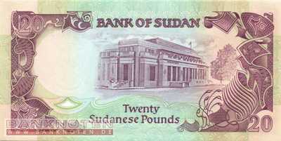 Sudan - 20  Pounds (#047_UNC)