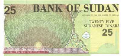 Sudan - 25  Dinars (#053b_UNC)